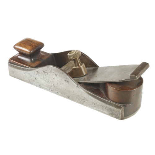 930 - A rare NORRIS No 11 Improved pattern d/t steel mitre plane with rosewood infill and 2 1/4