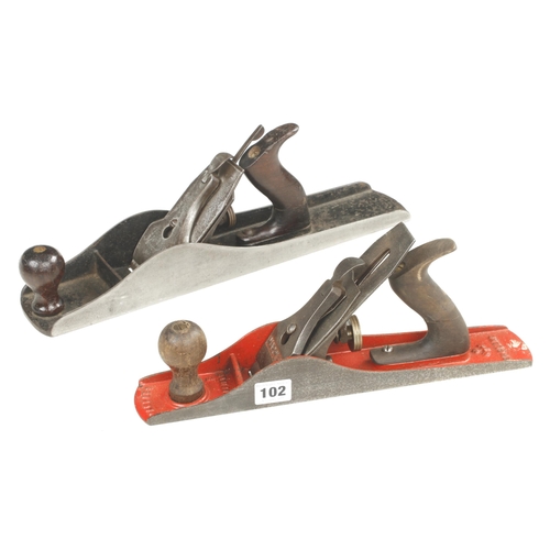 102 - A MARPLES No M5 fore plane and a STANLEY jointer shortened to 17