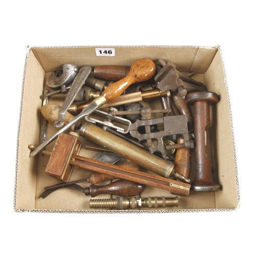 146 - A box of small tools G