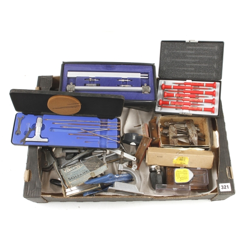 321 - A box of engineer's tools G