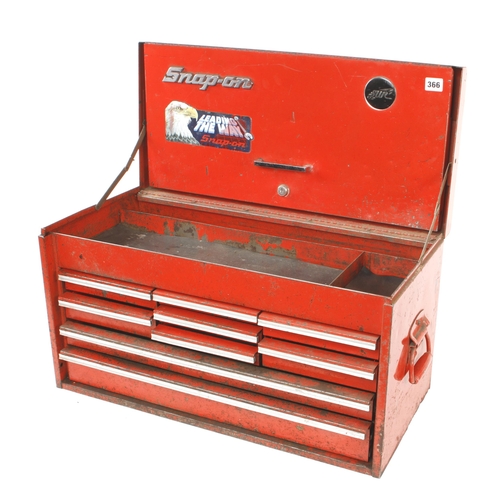 366 - Two old Snap-On tool boxes (one with keys) G