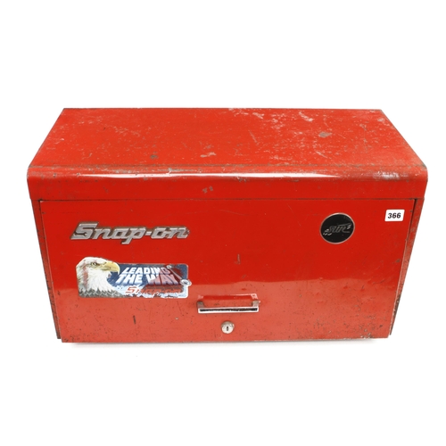 366 - Two old Snap-On tool boxes (one with keys) G