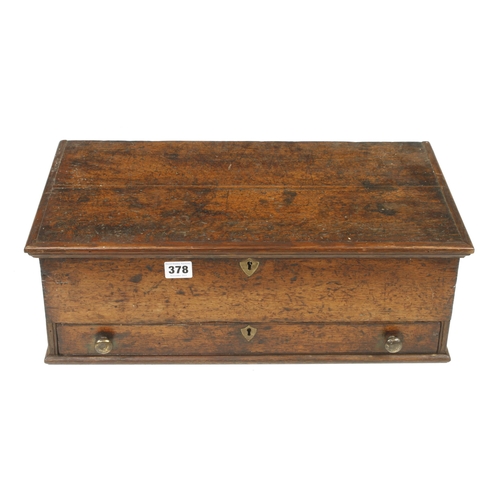 378 - A Gentlemns oak tool chest 19