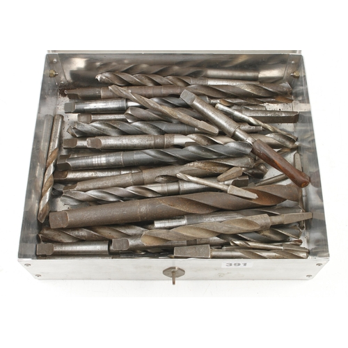 391 - Quantity of engineer's morse taper drill bits G+