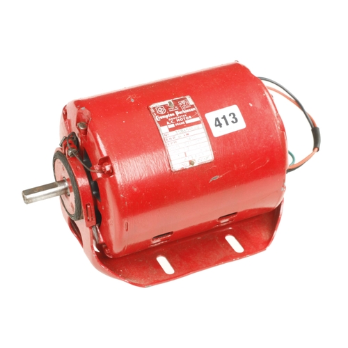 413 - A 240V 1/8hp electric motor by COMPTON & PARKINSON G