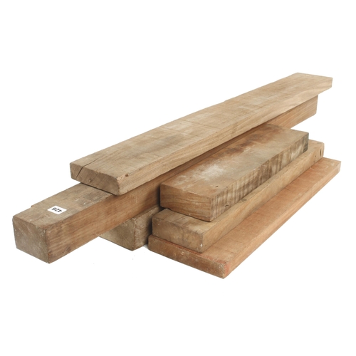 426 - Six pieces of hardwood G