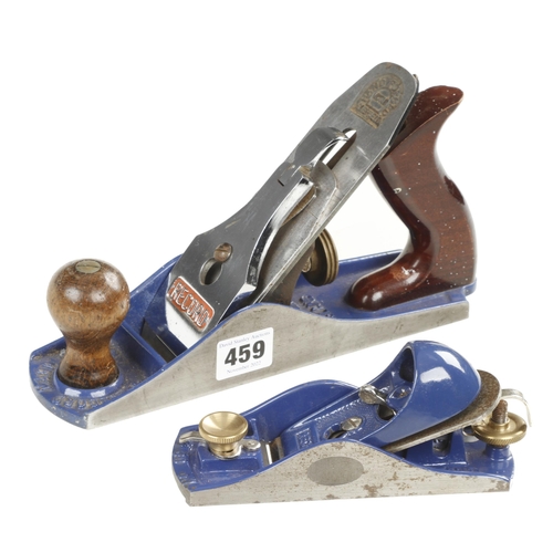 459 - RECORD Nos 04 smoother and 09 1/2 block plane G++