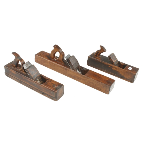 678 - Two beech panel planes with removeable fillets and a 24