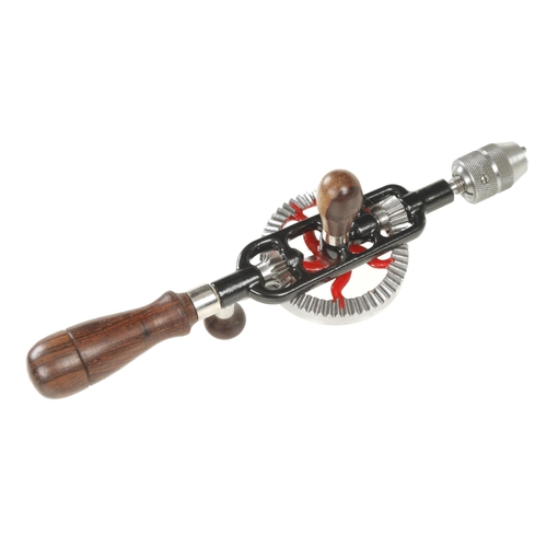 703 - A superb miniature hand drill by SEQUIM Tools, a 1/2 scale copy of the Millers Falls hand drill, new... 