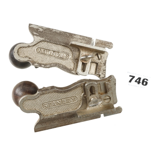 746 - A pair of STANLEY Nos 98 & 99 side rebate planes both with depth stops G