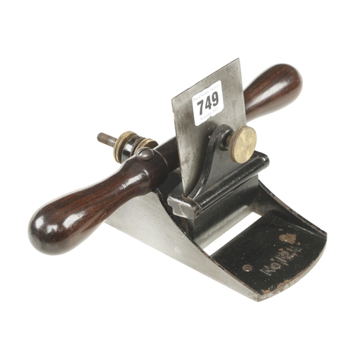 749 - A STANLEY No 12 1/2 scraper plane c/w 4 holes to fit the base G++