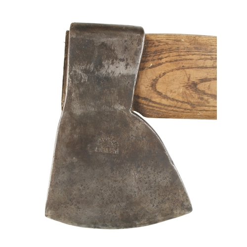 763 - A small felling axe by SILAS KILLICK West Sussex with 5 1/2