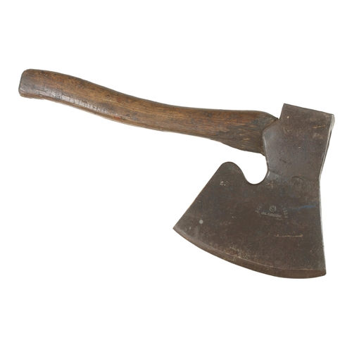 937 - A little used coachmaker's R/H side axe by MATHIESON with 8