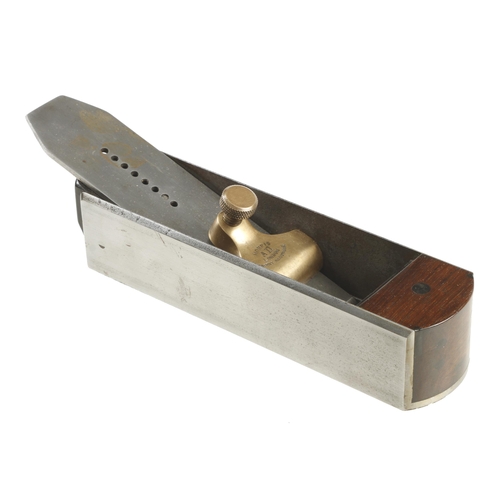 941 - A superb, improved pattern d/t steel NORRIS A11 mitre plane with Patent Adjustable on gunmetal lever... 