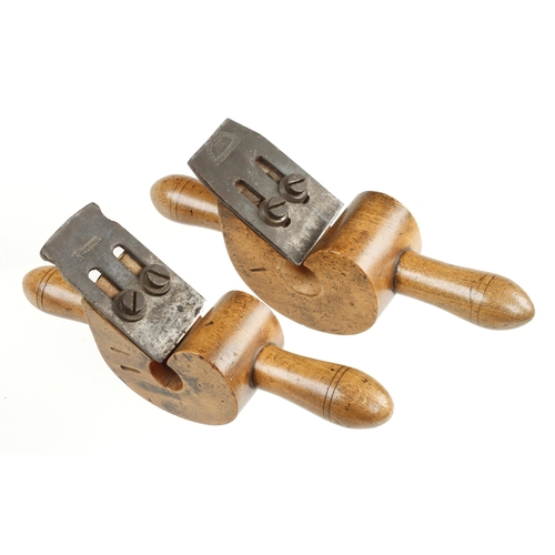 786 - Two handled beech rounders 7/8