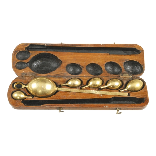 816 - An unused brass saccharometer by ERTLINS London No 5740 Excise set in orig fitted case minus the the... 