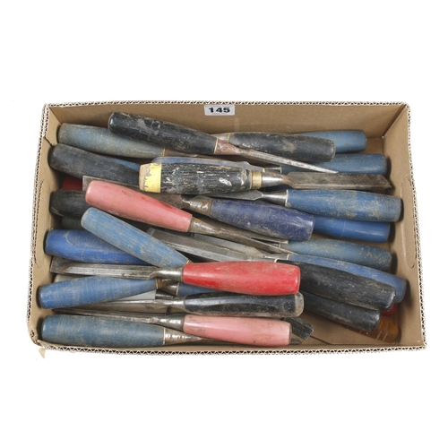 145 - 36 chisels with composite handles G+