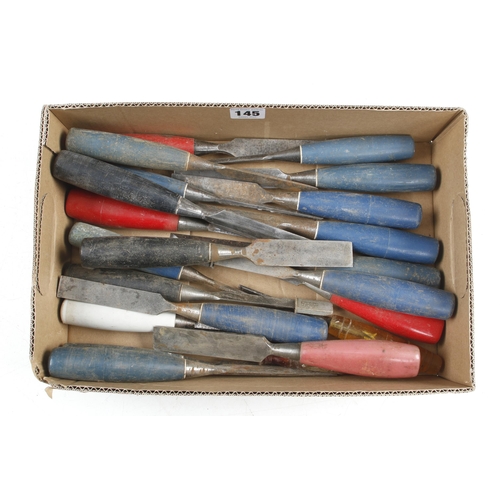 145 - 36 chisels with composite handles G+