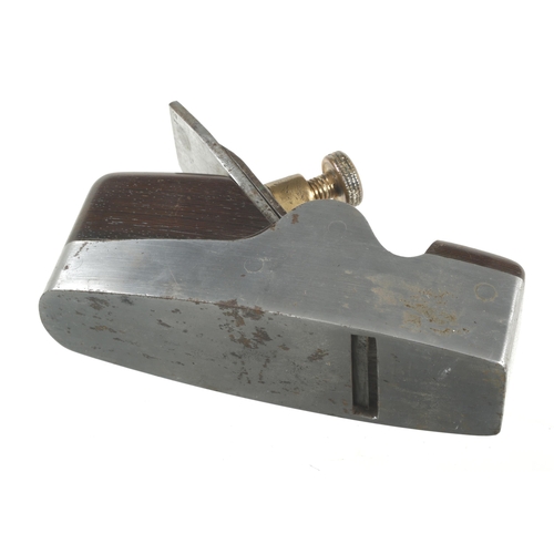 181 - A d/t steel smoother by PRESTON with brass lever G