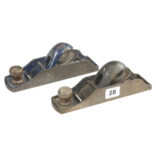 28 - STANLEY No 130 and WODEN W130 block planes G+