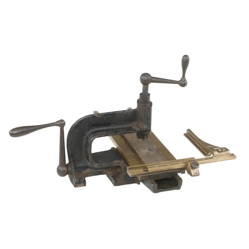 516 - A brass and steel tile cutter by FRANCIS HARRIS No T5 G