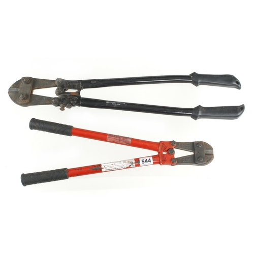 544 - Two pairs of bolt croppers G