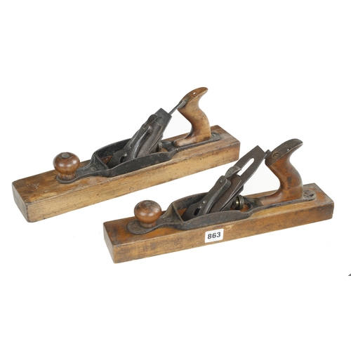 863 - Two STANLEY Nos 26 and 29 wood bottom planes G