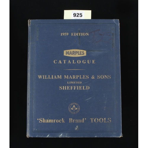 925 - Wm Marples; 1959 catalogue G