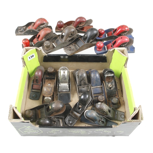 130 - 18 block planes for spares or repairs G-