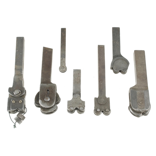 185 - Two multi head knurling tools and 4 others G