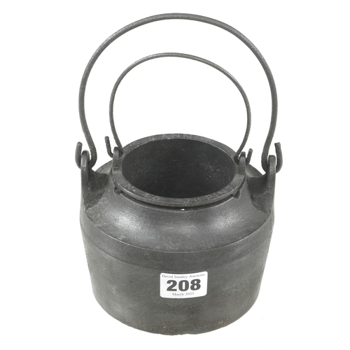 208 - A No 4/0 cast iron glue pot by CANNON G+