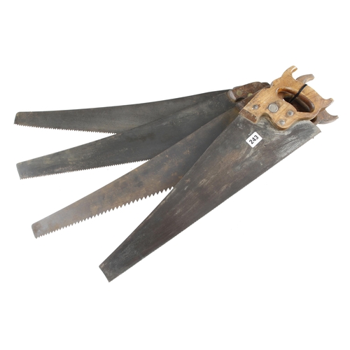 243 - Four hand saws G