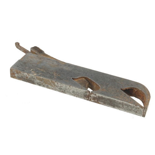 334 - A twin iron bullnose/rebate plane by SPIERS (weak mark on rear infill) for restoration G-