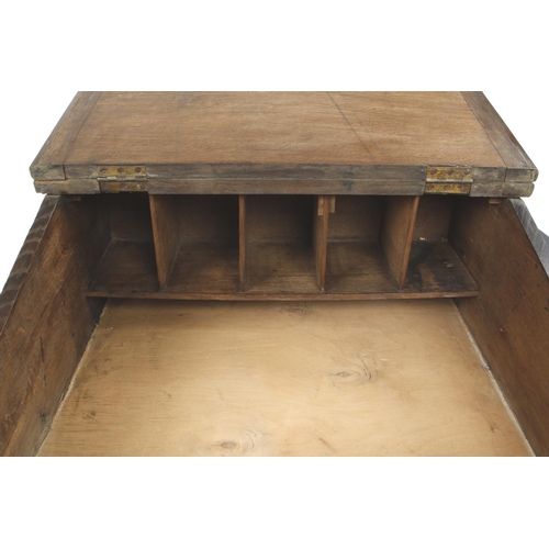 363 - An early lockable mahogany writing slope 25