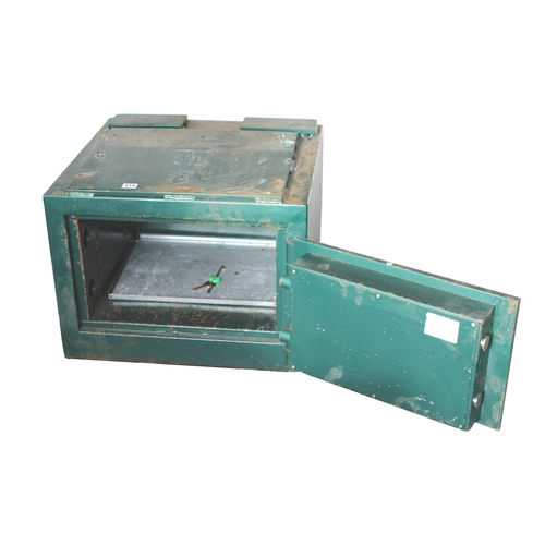 374 - A heavy steel safe 20