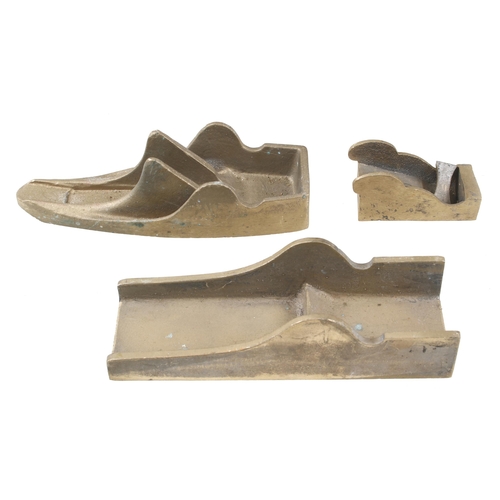 459 - Brass castings for two smoothers and a chariot plane F