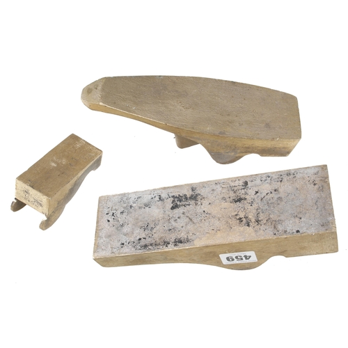 459 - Brass castings for two smoothers and a chariot plane F