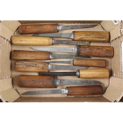 490 - 13 mortice chisels G+