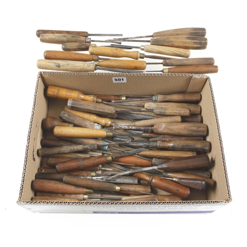 501 - 60 carving tools for restoration G