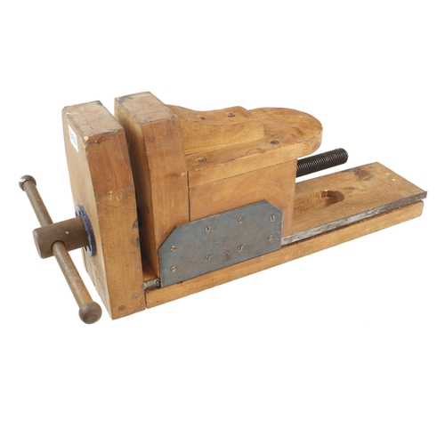 553 - A TIRANTI style wood vice unnamed G+