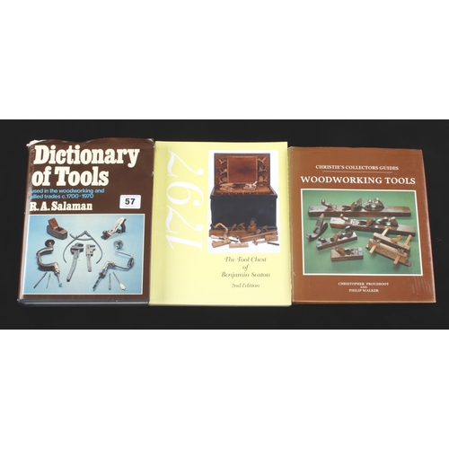 57 - Salaman; Dictionary of Tools and Proudfoot & Walker Woodworking Tools G++