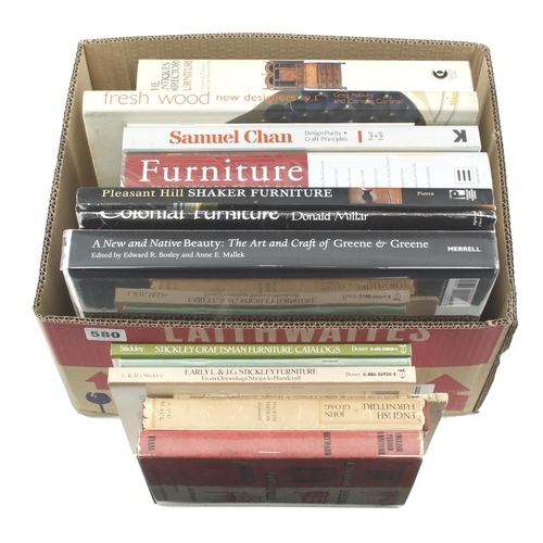 580 - 16 furniture books G