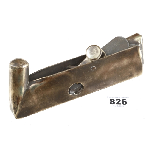 826 - A most unusual all brass spill plane G+