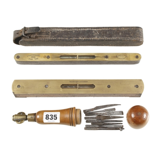 835 - Three EDW. PRESTON tools ie two 10