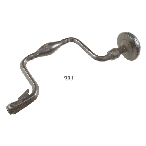 931 - A lever pad iron brace by BUCK & HICKMAN with rosewood head G+