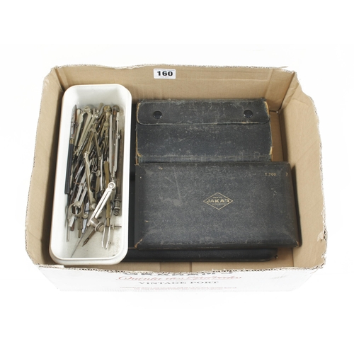 160 - Four part drawing sets and spares G