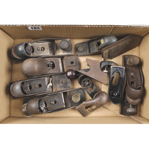 183 - Ten block planes for spares or repairs G-