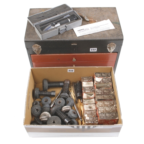 232 - Various auto machine tools, valve grinding stones etc G