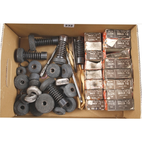 232 - Various auto machine tools, valve grinding stones etc G