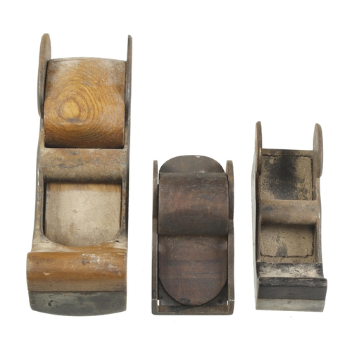 236 - Three steel chariot plane castings G-